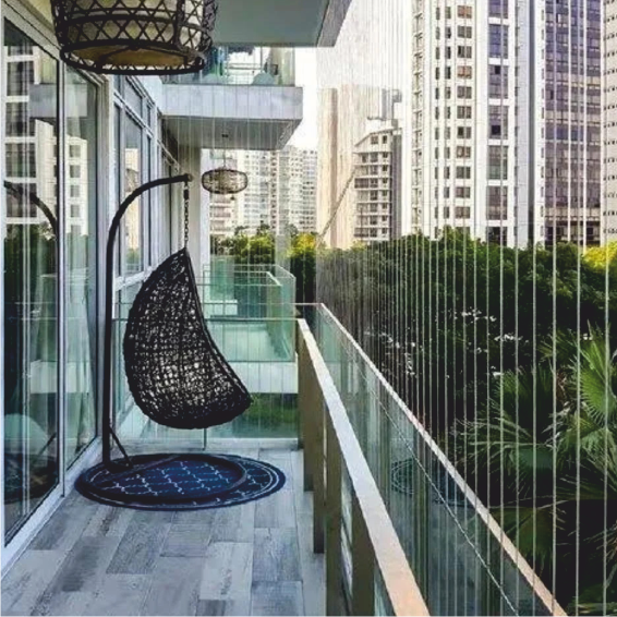 safety grill invisible ss rope safety grill invisible ss rope